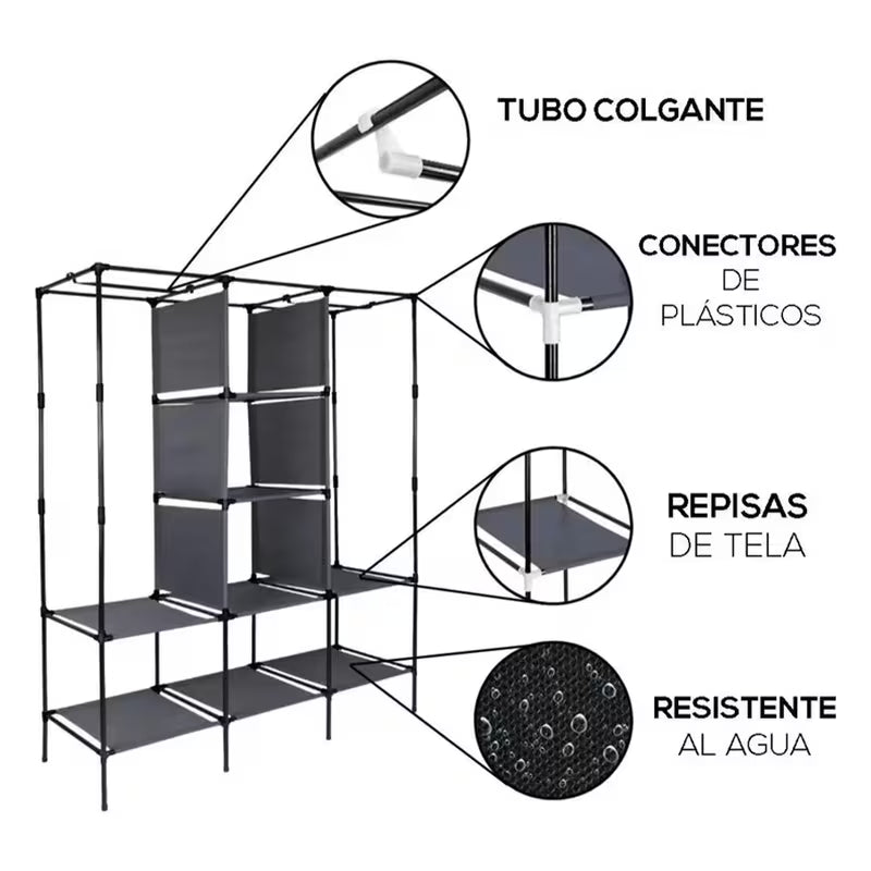 CLOZZY | CLÓSET ORGANIZADOR PLEGABLE