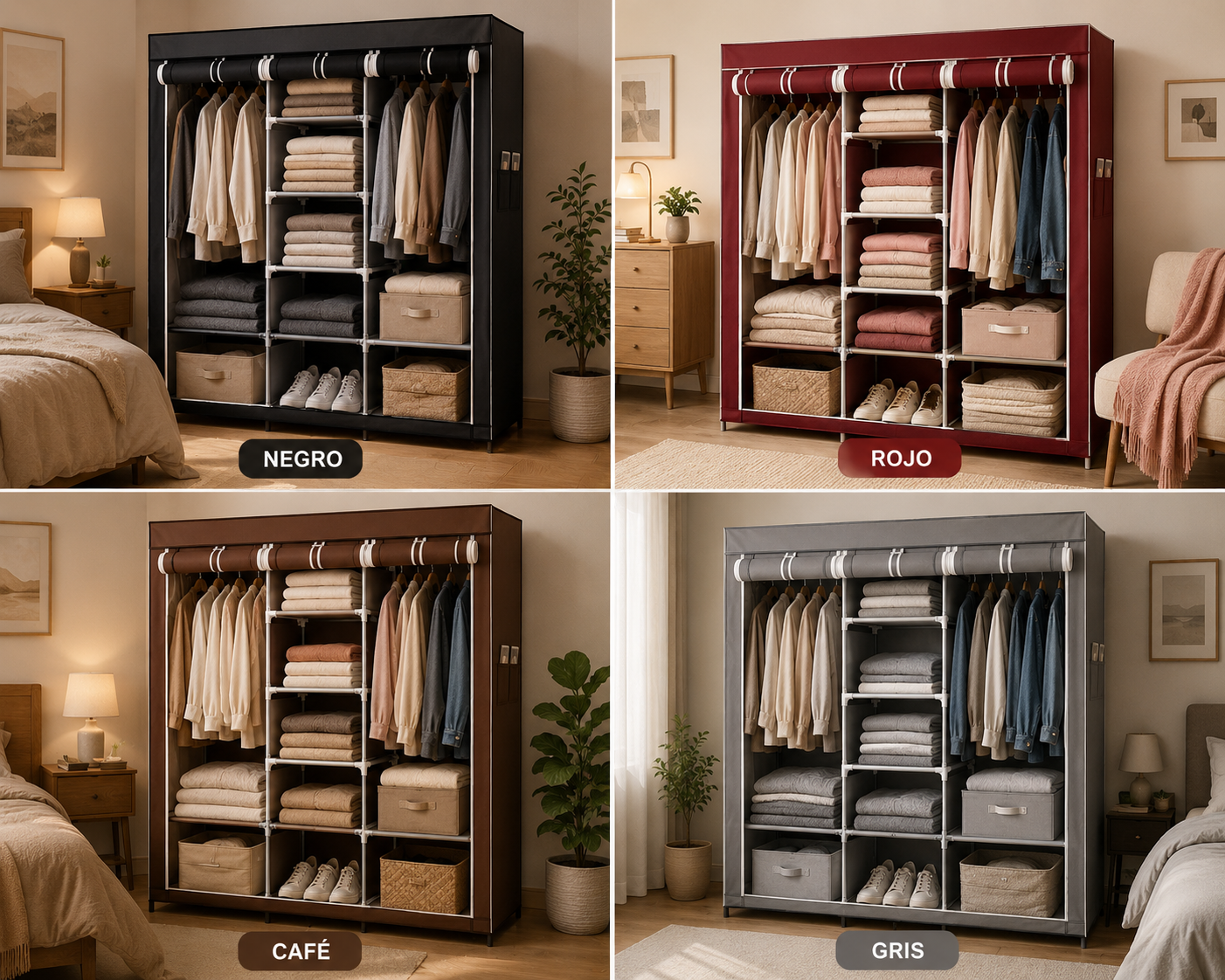 CLOZZY | CLÓSET ORGANIZADOR PLEGABLE
